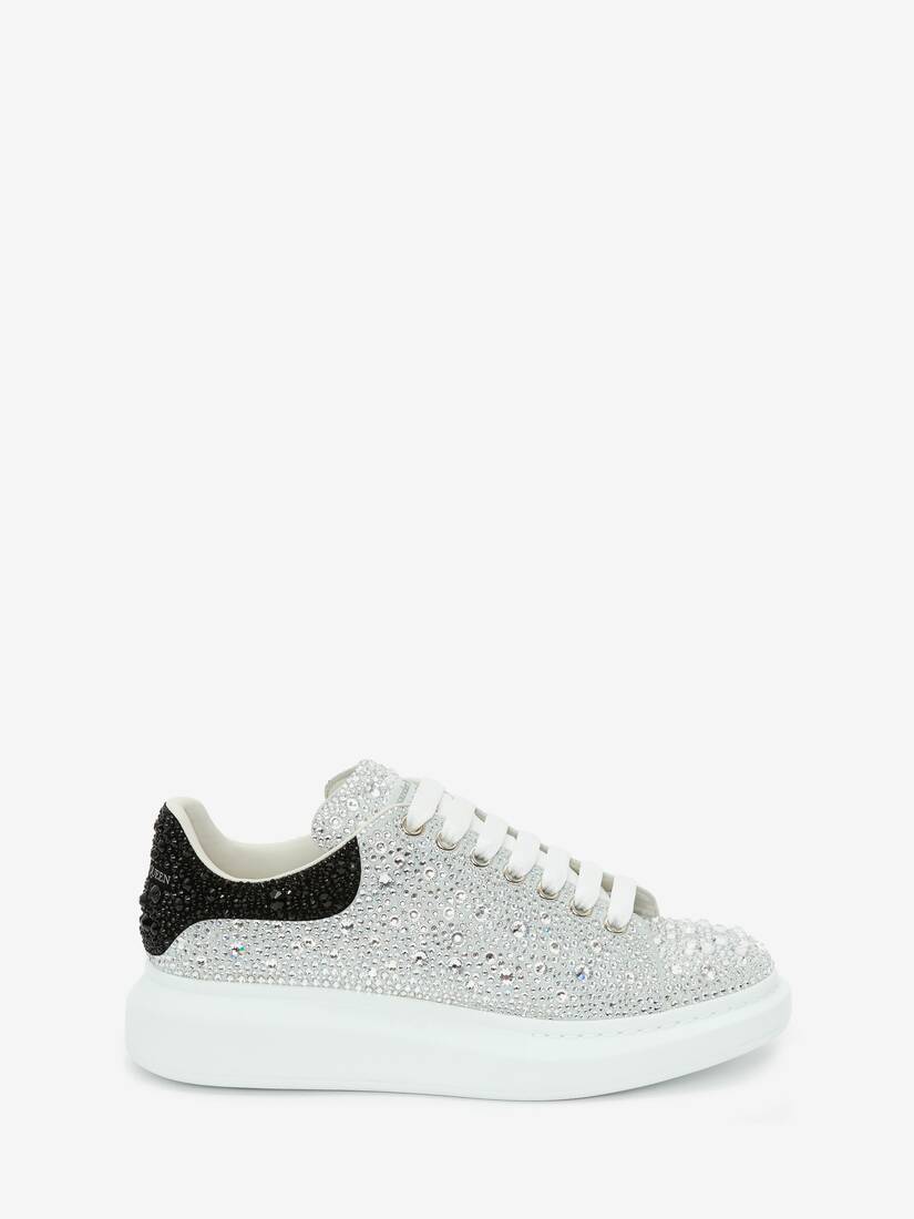 Zapatillas Alexander McQueen Oversized Hombre - Blancos/Negros - Mexico 124-TZYJVF